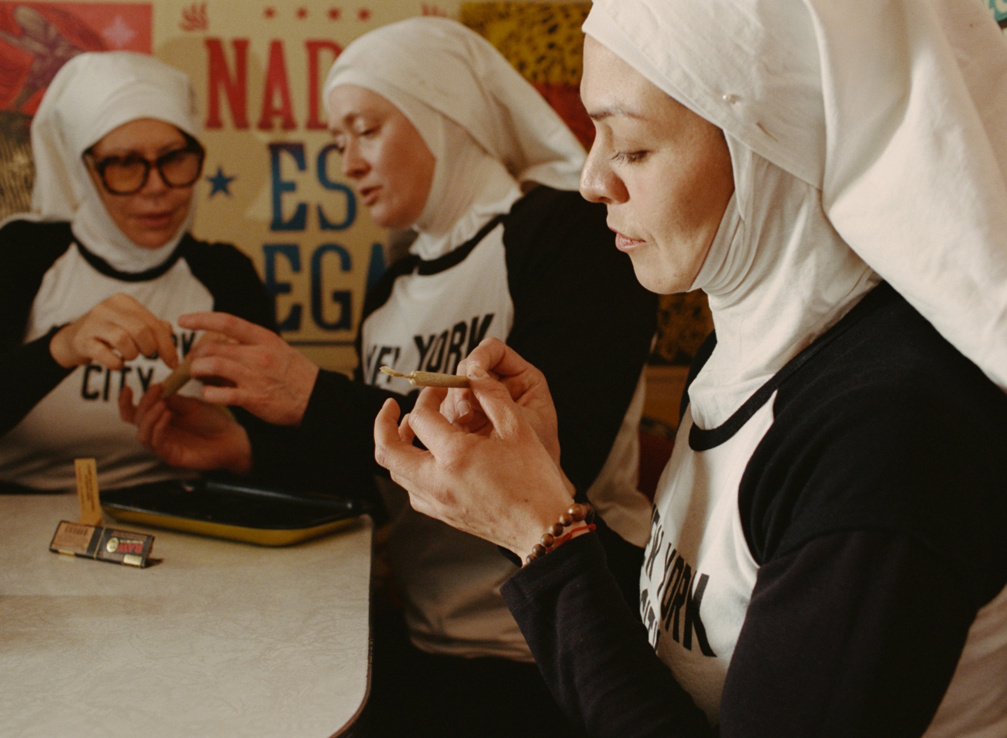 Sisters participating in a rolling workshop